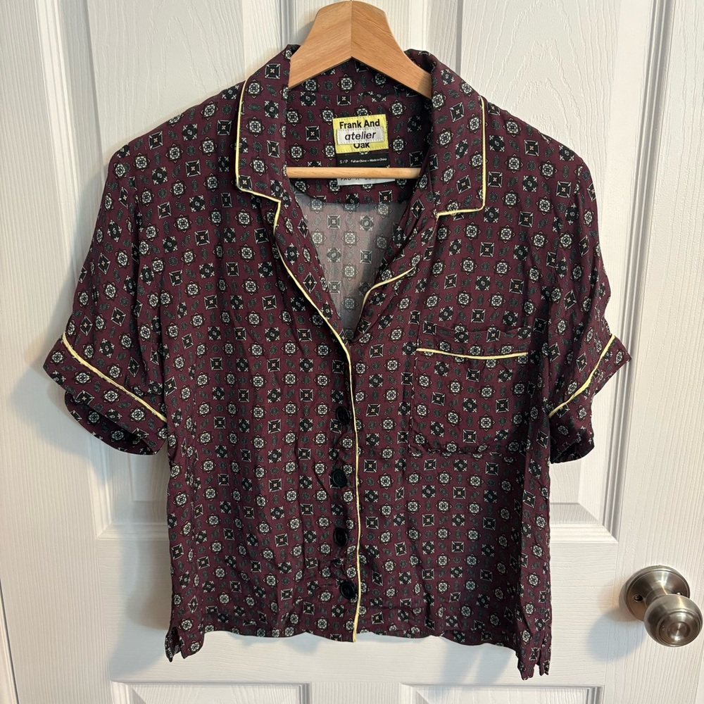 Frank & Oak Button Up Blouse